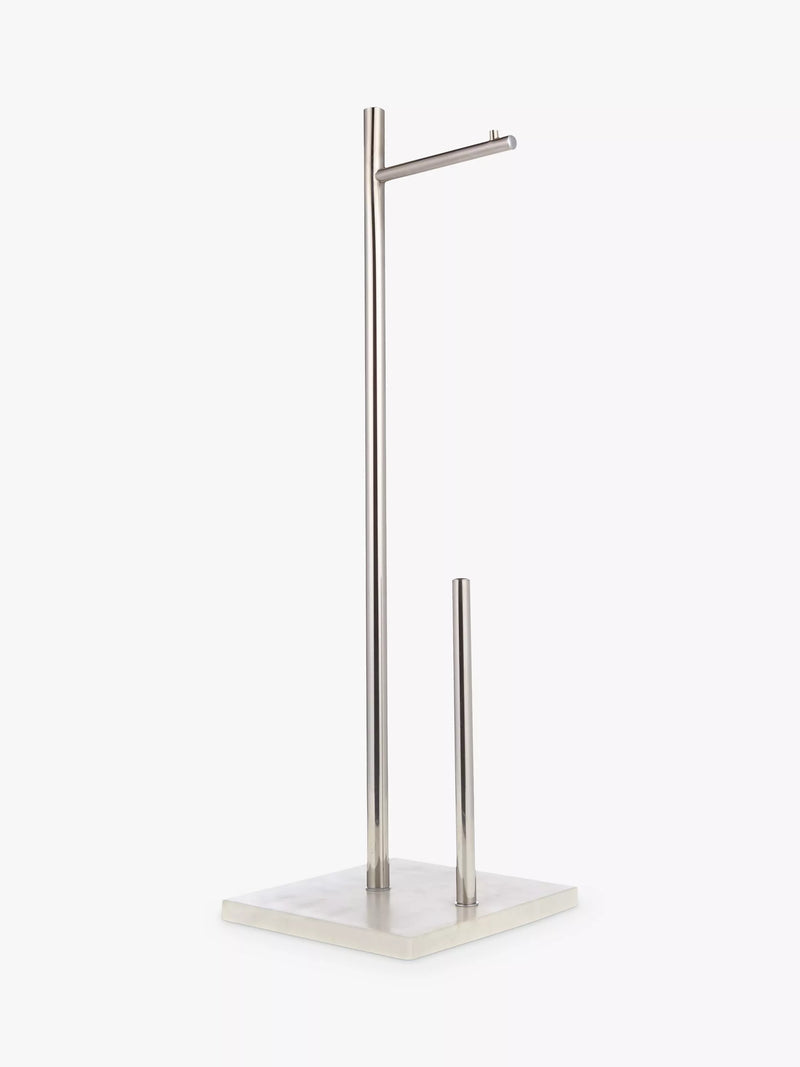 John Lewis white marble toilet butler freestanding storage (British brand)