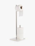 John Lewis white marble toilet butler freestanding storage (British brand)