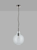 John Lewis Selsey blue glass ceiling light (British brand)