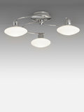 John Lewis Tameo semi flush ceiling light chrome 50cm, UK version