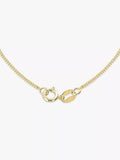 IBB 9ct gold cubic zirconia pendant necklace, UK version