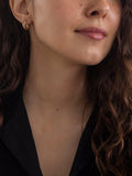 IBB 9ct gold three colour hoop earrings, UK version
