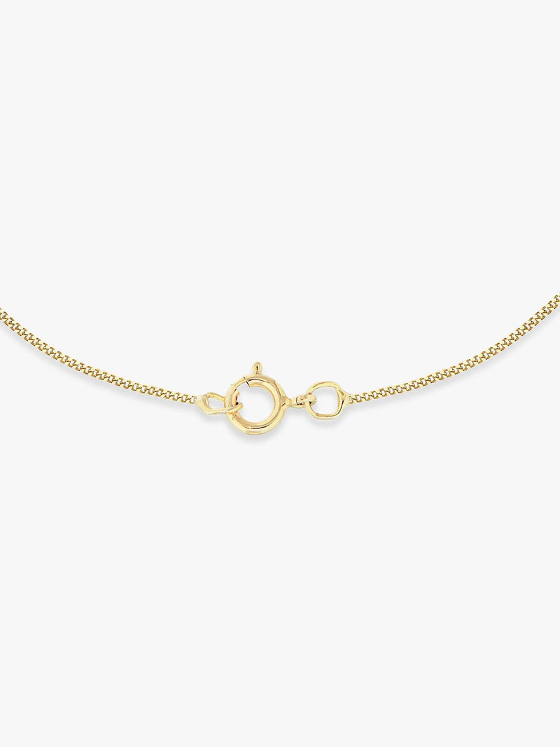 IBB 9ct gold knot pendant necklace 46cm - British product