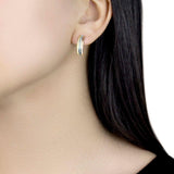 IBB half hoop earrings in 9ct gold with three tones - British product