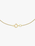 IBB 9ct gold key charm pendant necklace, UK version