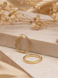 IBB 9ct gold creole hoop earrings 2cm - British product