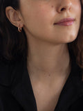 IBB 9ct rose gold creole earrings, UK version
