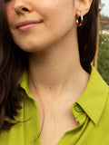 IBB 9ct rose gold hoop earrings, UK version