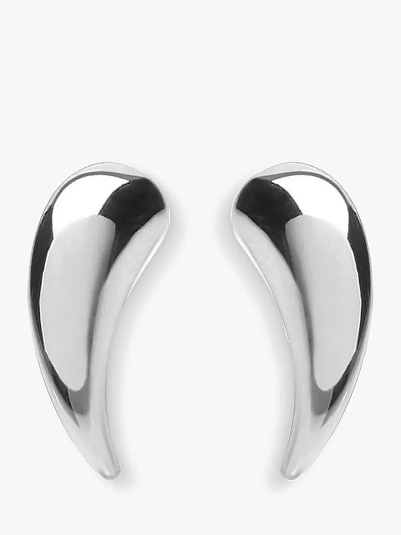 IBB stud earrings 9ct white gold (British brand)