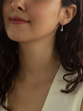 IBB bell drop earrings 9ct white gold, imported from the UK