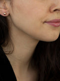 IBB rose gold ball stud earrings 6mm, imported from the UK