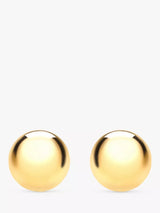 John Lewis IBB 18ct Gold Ball Stud Earrings- Buy online at McGrocer