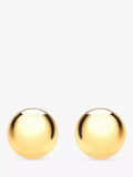 IBB 18ct gold ball stud earrings (British brand)