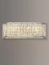 John Lewis John Lewis Emilia Crystal Drum Wall Light- Buy online at McGrocer