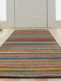 John Lewis Russet Multistripe hand loomed rug 120x60cm, UK version
