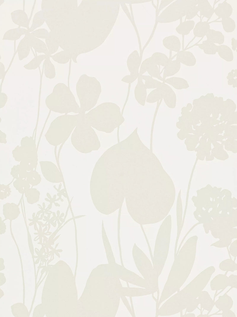 Harlequin Nalina floral silhouette wallpaper with sparkly ink, UK version