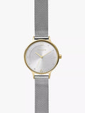 Skagen women's Anita mesh bracelet watch silver - British product