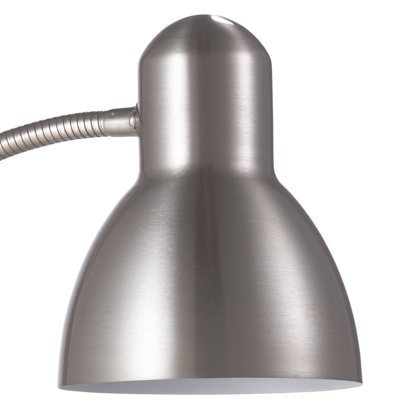 John Lewis Mykki LED floor lamp satin nickel - British product