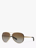 Michael Kors Chelsea aviator polarised sunglasses brown, imported from the UK