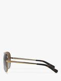 Michael Kors Chelsea aviator polarised sunglasses brown, imported from the UK