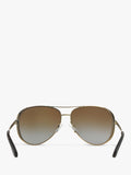 Michael Kors Chelsea aviator polarised sunglasses brown, imported from the UK