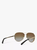 Michael Kors Chelsea aviator polarised sunglasses brown, imported from the UK