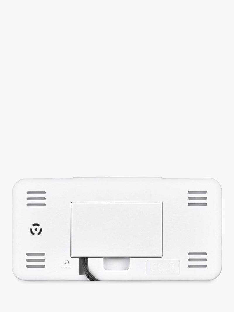 Acctim radio controlled LCD alarm clock white - British product