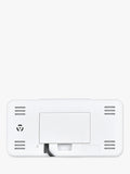 Acctim radio controlled LCD alarm clock white - British product