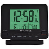 Acctim radio controlled dual alarm clock black - British product
