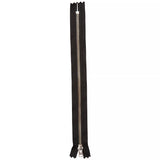 YKK auto-lock tooth zip black 15cm, imported from the UK