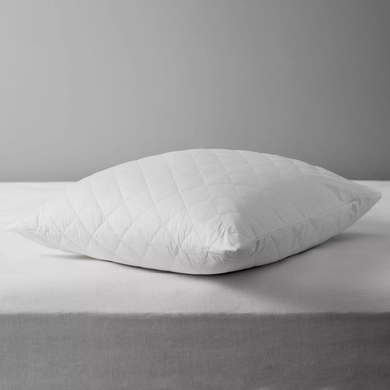 John Lewis cotton quilted pillow protector 65x65cm, imported from the UK