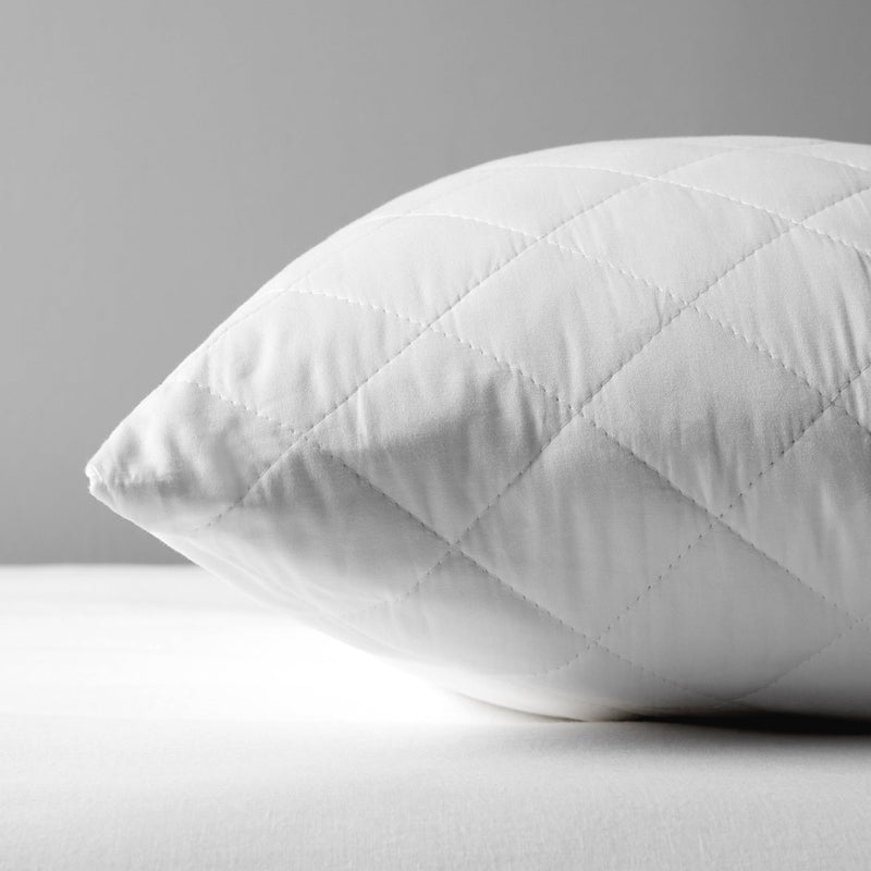 John Lewis cotton quilted pillow protector 65x65cm, imported from the UK