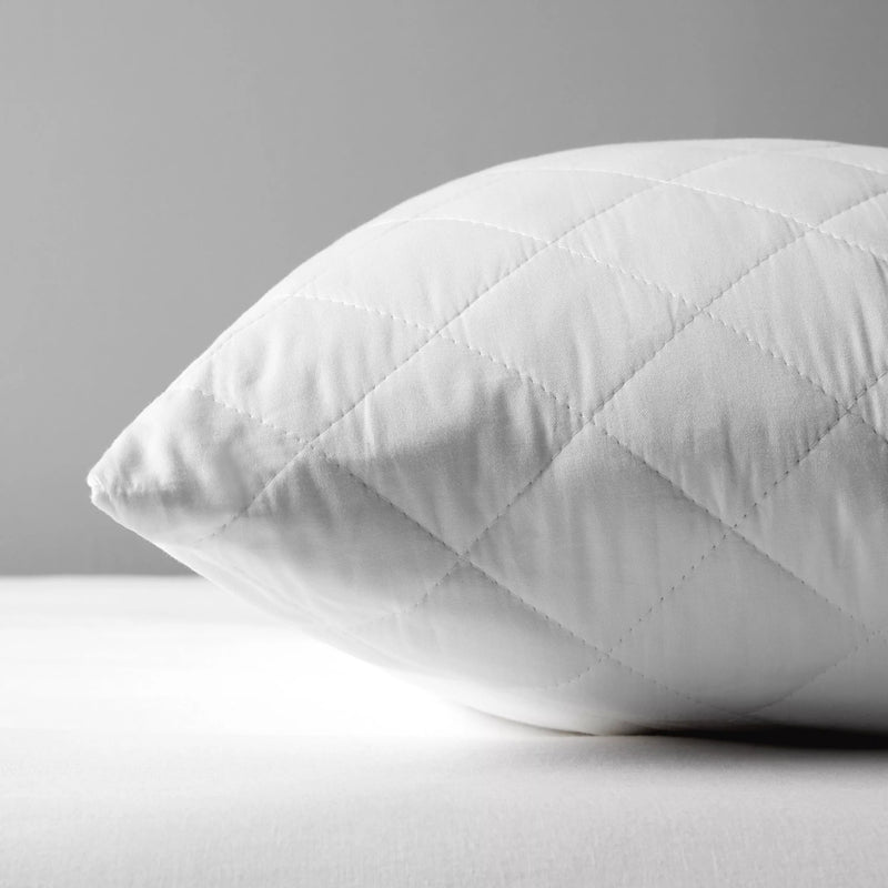 John Lewis natural cotton quilted king size pillow protector - British product