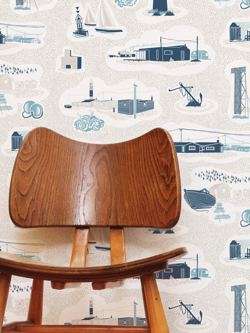 Mini Moderns Wallpaper Dungeness L10m x W52cm (British brand)