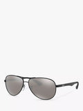 Ray-Ban RB8313 polarised pilot sunglasses with carbon fibre frame, UK version