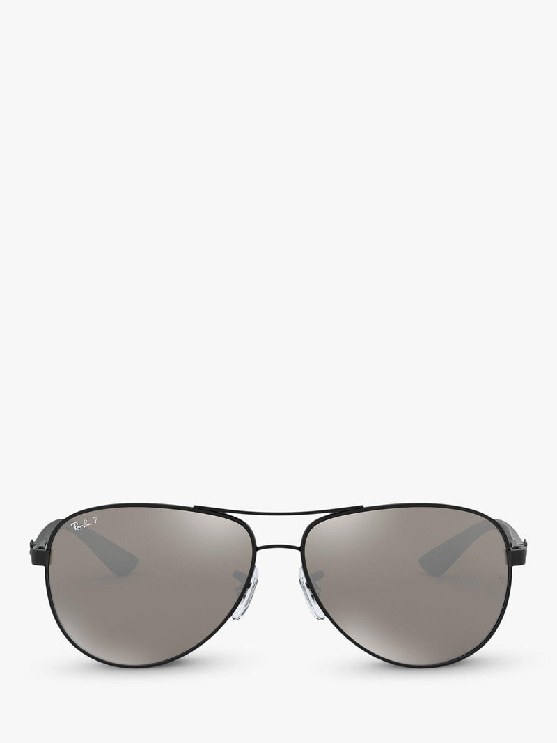 Ray-Ban RB8313 polarised pilot sunglasses with carbon fibre frame, UK version