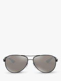 Ray-Ban RB8313 polarised pilot sunglasses with carbon fibre frame, UK version