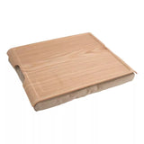 Bosign large anti-slip wood veneer lap tray 46cm, UK version
