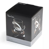 Robert Welch Helix tea light holder stainless steel walnut, UK version