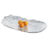 Alessi Opus ornamental dish stainless steel fruit bowl centrepiece - British product