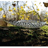 Alessi Opus ornamental dish stainless steel fruit bowl centrepiece - British product