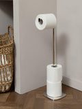 Robert Welch stainless steel toilet roll holder, imported from the UK
