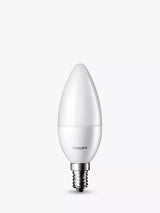 John Lewis Philips 5W SES LED Candle Light Bulb, Frosted- Buy online at McGrocer