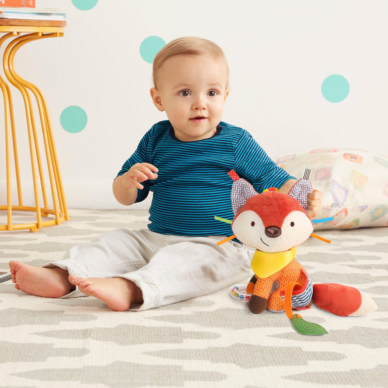 Skip Hop Bandana Buddies Fox baby teether and rattle toy (British brand)