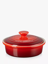 John Lewis Stoneware Camembert Cheese Baker 650ml in Cerise- Buy online at McGrocer