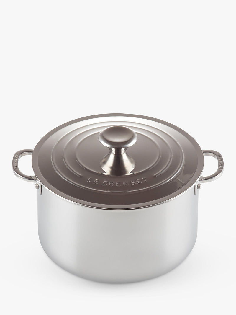 Le Creuset 3-Ply Stainless Steel Stockpot 24cm, UK version