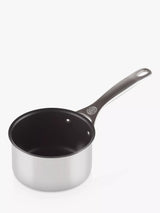 John Lewis Le Creuset Signature 3-Ply Stainless Steel Milk Pan, 14cm- Buy online at McGrocer