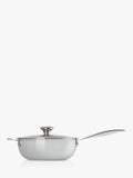 Le Creuset Signature 3-Ply Stainless Steel Non-Stick Chef's Pan 24cm, UK version