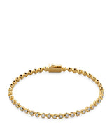 Harrods Monica Vinader Gold Vermeil Diamond Essentials Tennis Bracelet- Buy online at McGrocer
