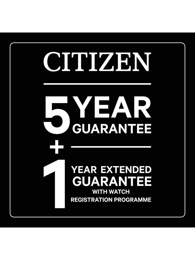 Citizen Eco-Drive leather strap watch 23mm (British brand)